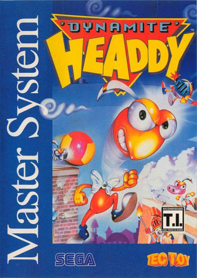 Pochette Dynamite Headdy version Master System