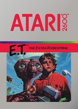 Pochette E.T. The Extra-Terrestrial version Atari 2600