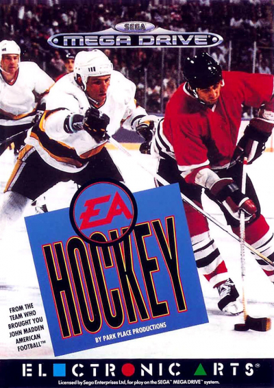 Pochette EA Hockey version Megadrive