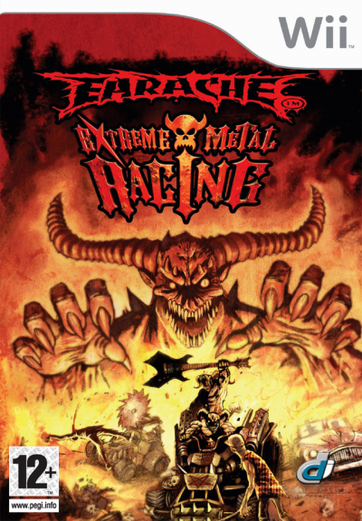 Pochette Earache Extreme Metal Racing version Wii