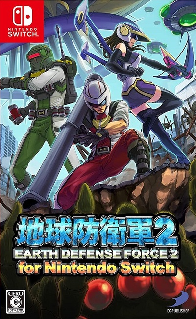 Pochette Earth Defense Force 2 : Invaders from Planet Space version Switch