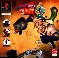 Pochette Earthworm Jim 2 version PlayStation