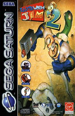 Pochette Earthworm Jim 2 version Saturn