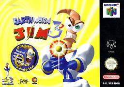 Pochette EarthWorm Jim 3D version Nintendo 64