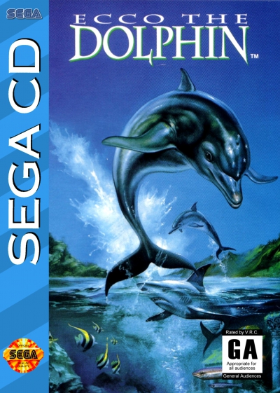 Pochette Ecco the Dolphin version Mega-CD