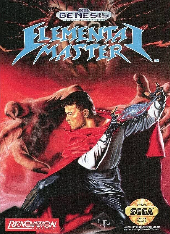 Pochette Elemental Master version Megadrive