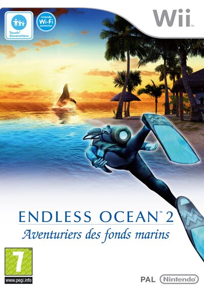 Pochette Endless Ocean 2 : Aventuriers des fonds marins version Wii