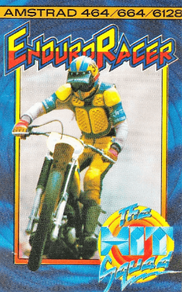 Pochette Enduro Racer version Amstrad CPC