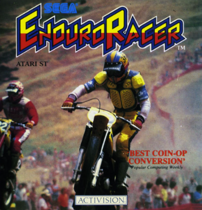 Pochette Enduro Racer version Atari ST