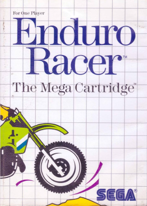 Pochette Enduro Racer version Master System