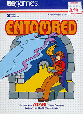 Pochette Entombed version Atari 2600