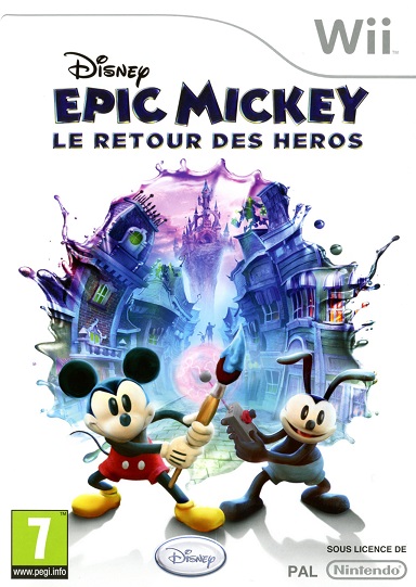 Pochette Epic Mickey : Le Retour des héros version Wii