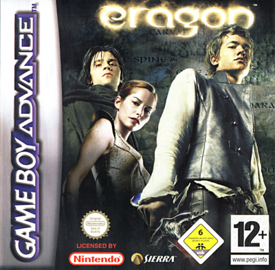 Pochette Eragon version GameBoy Advance