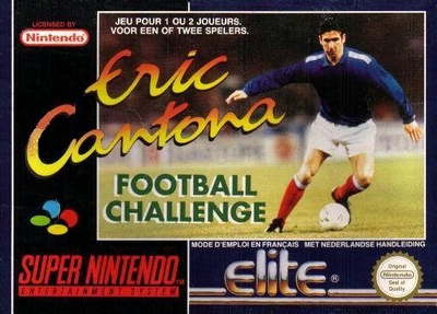 Pochette Eric Cantona Football Challenge version Super Nintendo