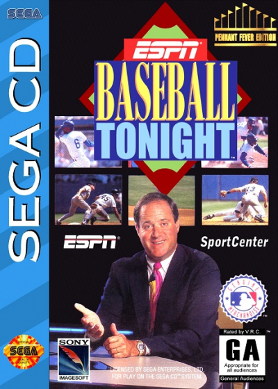 Pochette ESPN Baseball Tonight version Mega-CD