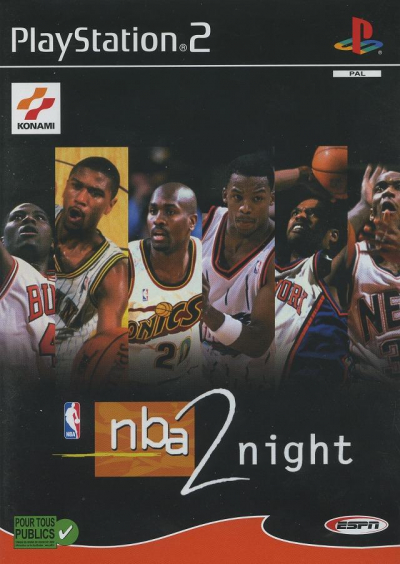 Pochette ESPN NBA 2 Night version PlayStation 2