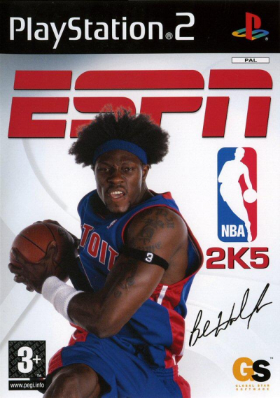 Pochette ESPN NBA 2K5 version PlayStation 2