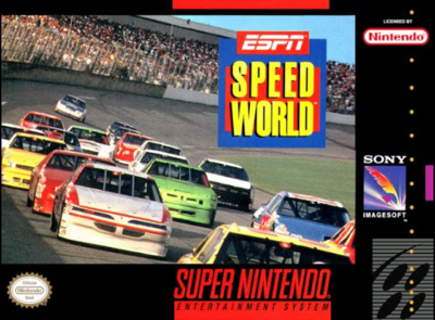 Pochette ESPN SpeedWorld version Super Nintendo