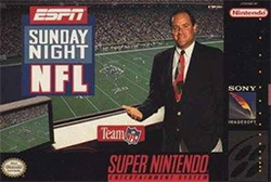 Pochette ESPN Sunday Night NFL version Super Nintendo