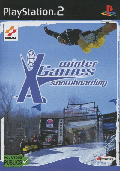Pochette ESPN Winter X Games Snowboarding version PlayStation 2