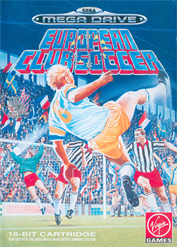 Pochette European Club Soccer version Megadrive