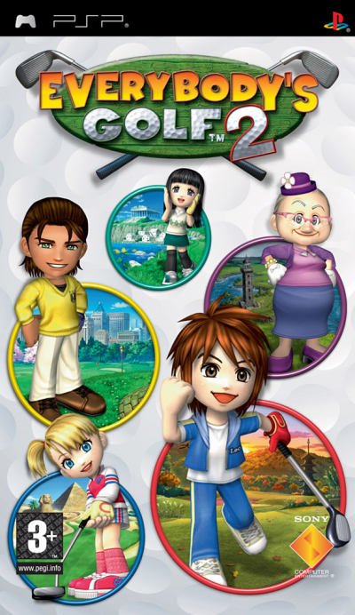 Pochette Everybody's Golf 2 version PSP