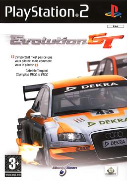 Pochette Evolution GT version PlayStation 2