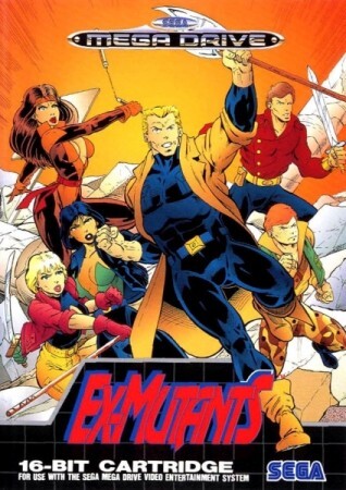 Pochette Ex-Mutants version Megadrive