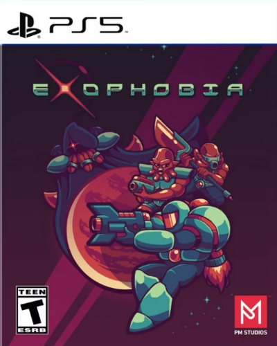 Pochette Exophobia version PlayStation 5