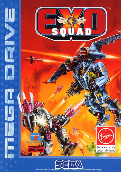 Pochette ExoSquad version Megadrive