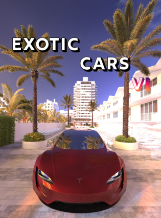 Pochette Exotic Cars VI version PlayStation 5