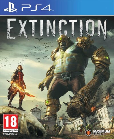 Pochette Extinction version PlayStation 4
