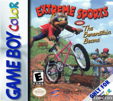 Pochette Extreme Sports with the Berenstain Bears version GameBoy