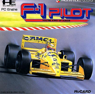 Pochette F-1 PILOT version PC-Engine