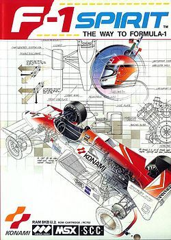 Pochette F-1 Spirit : The Way to Formula-1 version MSX