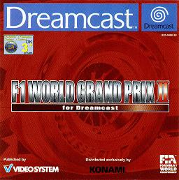 Pochette F-1 World Grand Prix II version Dreamcast