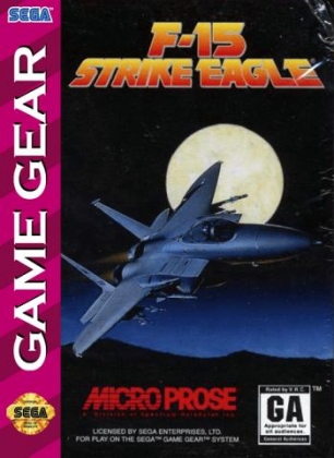 Pochette F-15 Strike Eagle version GameGear