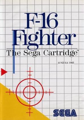 Pochette F-16 Fighter version Master System