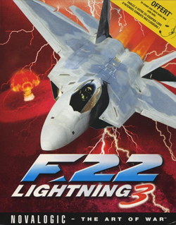 Pochette F-22 Lightning 3 version PC Windows
