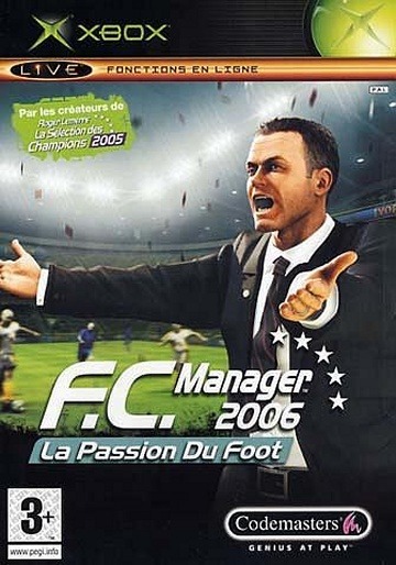 Pochette F.C. Manager 2006 version Xbox