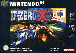 Pochette F-Zero X version Nintendo 64