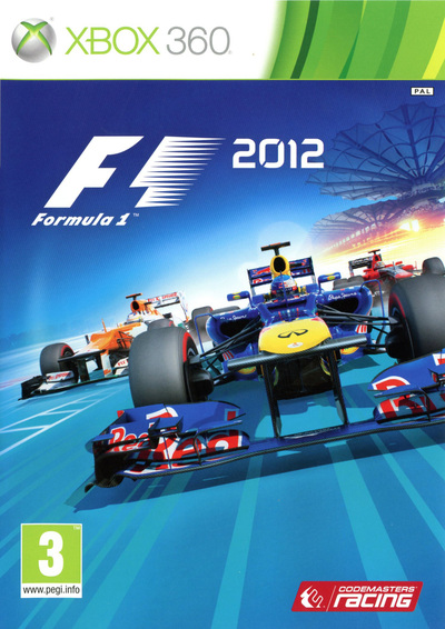 Pochette F1 2012 version Xbox 360