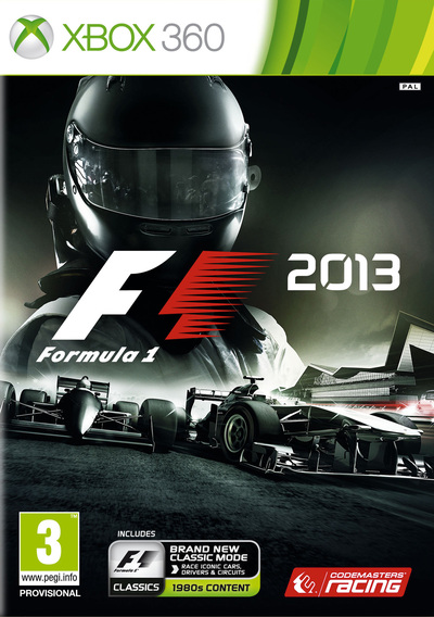 Pochette F1 2013 version Xbox 360