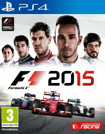 Pochette F1 2015 version PlayStation 4