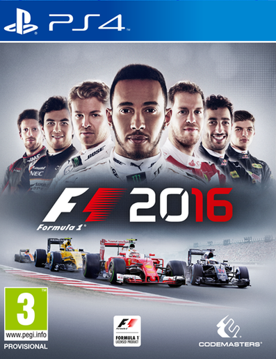 Pochette F1 2016 version PlayStation 4