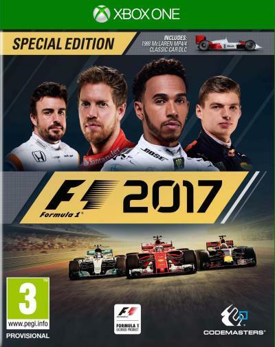 Pochette F1 2017 version Xbox One