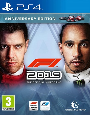 Pochette F1 2019 version PlayStation 4