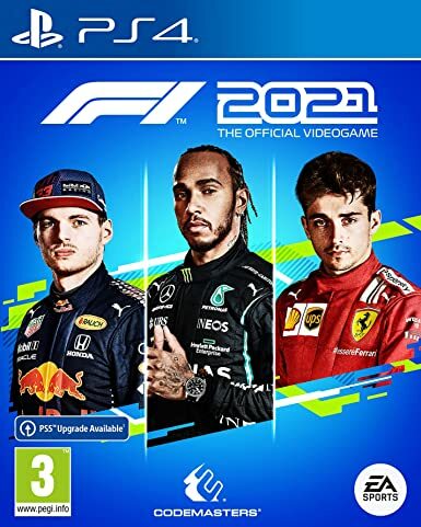 Pochette F1 2021 version PlayStation 4