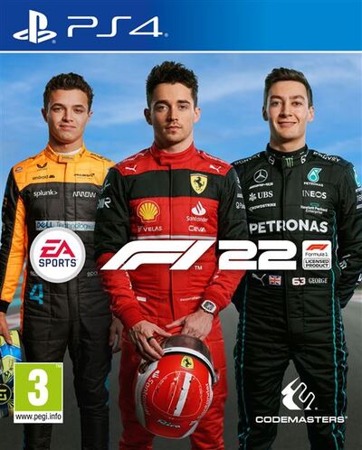 Pochette F1 22 version PlayStation 4