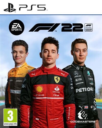 Pochette F1 22 version PlayStation 5